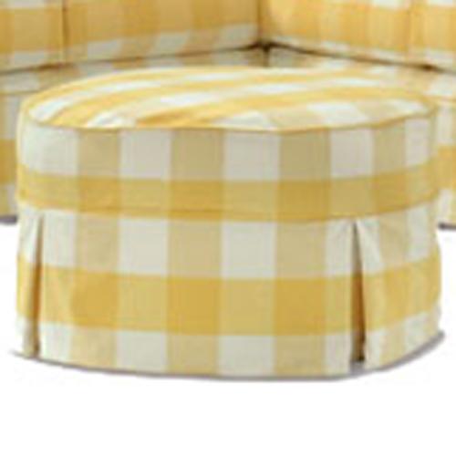 Four Seasons Furniture Alexandria Round Ottoman Casual Round Ottoman
